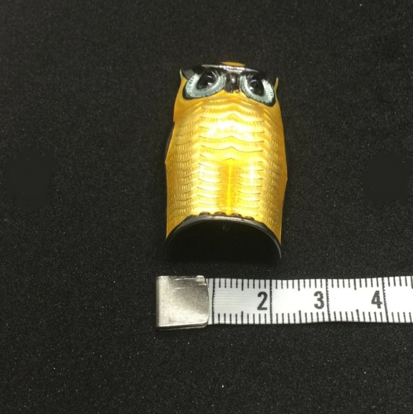 David Anderson Norway Enamel Owl Sterling Silver 925 Vintage - Picture 5 of 6